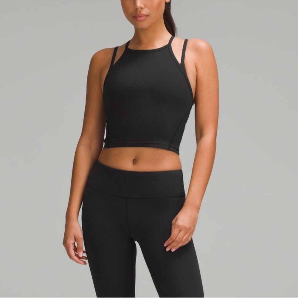 Wunder Train High-Neck Cross-Back Tank Top